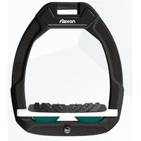 Produktbild von Flex-On Safe-On Sicherheitssteigbügel mit Ultra Grip Neigungsfunktion in Schwarz Weiß Grün