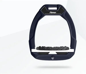 Flex-On Safe-On Sicherheitssteigbügel Neigbar Ultra Grip Bordeaux Weiß Schwarz – Bild 1 von 1