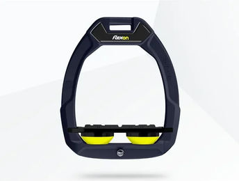 Flex-On Safe-On Sicherheitssteigbügel Plat Grip Grün Schwarz Gelb – Bild 1 von 1