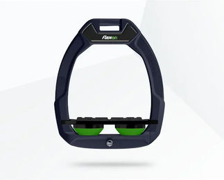 Flex-On Safe-On Sicherheitssteigbügel Plat Grip Marine Schwarz Grün – Bild 1 von 1