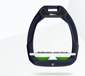 Flex-On Safe-On Sicherheitssteigbügel Plat Grip Marine Weiß Grün – Bild 1 von 1
