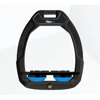 Produktbild von Flex-On Safe-On Sicherheitssteigbügel Plat Grip Schwarz Blau für Pferde