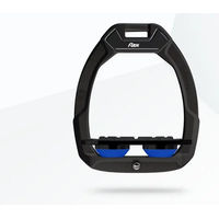 Produktbild von Flex-On Safe-On Sicherheitssteigbügel Plat Grip Schwarz Blau für Pferde