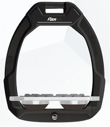 Flex-On Safe-On Sicherheitssteigbügel Plat Grip Schwarz Grau Braun – Bild 1 von 1