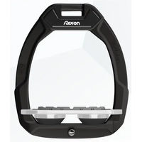 Produktbild von Flex-On Safe-On Sicherheitssteigbügel Plat Grip Schwarz Grau Schwarz für Pferde