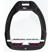 Produktbild von Flex-On Safe-On Sicherheitssteigbügel Plat Grip Schwarz Weiß Lila