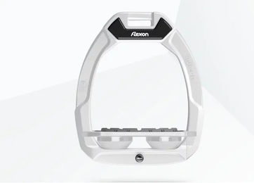 Flex-On Safe-On Sicherheitssteigbügel Plat Grip Weiß/Grau/Weiß – Bild 1 von 1