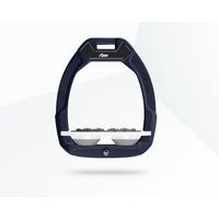 Produktbild von Flex-On Safe-On Sicherheitssteigbügel Reiten Flat Ultra Grip Rot Weiß Grau