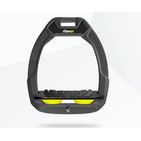 Produktbild von Flex-On Safe-On Sicherheitssteigbügel Reiten Ultra Grip Anthrazit Schwarz Gelb