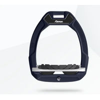 Produktbild von Flex-On Safe-On Sicherheitssteigbügel Reitwinkel mit Grip in Blau Grau Schwarz
