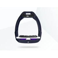 Produktbild von Flex-On Safe-On Sicherheitssteigbügel Reitwinkel Ultra Grip Rot Weiß Violett