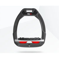 Produktbild von Flex-On Safe-On Sicherheitssteigbügel Schräg mit Grip in Anthrazit Grau Rot