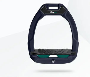 Flex-On Safe-On Sicherheitssteigbügel Schräg mit Ultra Grip in Marine Schwarz Grün – Bild 1 von 1