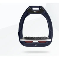 Produktbild von Flex-On Safe-On Sicherheitssteigbügel Schräg Ultra Grip für Reiter in Aluminium Grau Bordeaux
