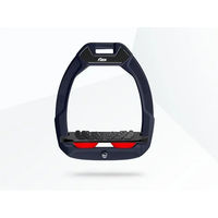 Produktbild von Flex-On Safe-On Sicherheitssteigbügel Schräg Ultra Grip Rot Schwarz Rot für Pferde