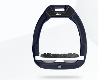 Flex-On Safe-On Sicherheitssteigbügel Schräg Ultra Grip Rot Weiß Grau – Bild 1 von 1