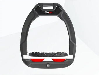 Flex-On Safe-On Sicherheitssteigbügel Ultra Grip Anthrazit Weiß Rot – Bild 1 von 1