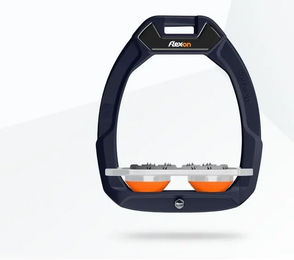 Flex-On Safe-On Sicherheitssteigbügel Ultra Grip aus Aluminium in Grau/Orange – Bild 1 von 1
