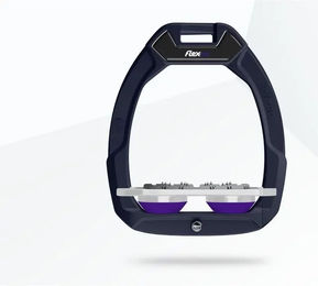Flex-On Safe-On Sicherheitssteigbügel Ultra Grip aus Aluminium in Grau/Violett – Bild 1 von 1