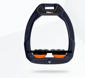 Flex-On Safe-On Sicherheitssteigbügel Ultra Grip Blau Schwarz Orange – Bild 1 von 1