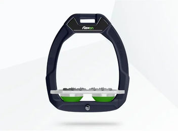 Flex-On Safe-On Sicherheitssteigbügel Ultra Grip Flach Grün/Grau/Grün – Bild 1 von 1