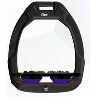 Produktbild von Flex-On Safe-On Sicherheitssteigbügel Ultra Grip Flach Schwarz/Schwarz/Violett