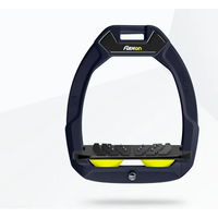 Produktbild von Flex-On Safe-On Sicherheitssteigbügel Ultra Grip für Pferde Blau Schwarz Gelb