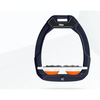 Produktbild von Flex-On Safe-On Sicherheitssteigbügel Ultra Grip für Pferde in Braun Weiß Orange