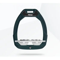 Produktbild von Flex-On Safe-On Sicherheitssteigbügel Ultra Grip für Pferde in Grün/Grau/Weiß