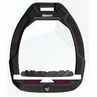 Produktbild von Flex-On Safe-On Sicherheitssteigbügel Ultra Grip für Pferde in Schwarz Weiß Pflaume