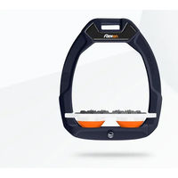 Produktbild von Flex-On Safe-On Sicherheitssteigbügel Ultra Grip für Reiter in Blau Weiß Gelb
