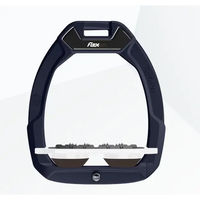 Produktbild von Flex-On Safe-On Sicherheitssteigbügel Ultra Grip für Reiter in Marine Weiß Braun