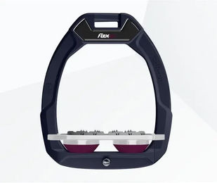 Flex-On Safe-On Sicherheitssteigbügel Ultra Grip Marine Grau Pflaume – Bild 1 von 1