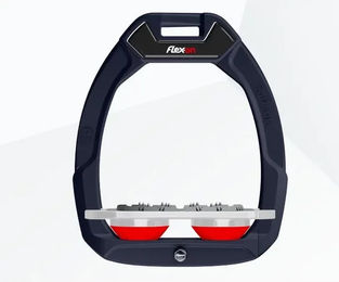 Flex-On Safe-On Sicherheitssteigbügel Ultra Grip Marine Grau Rot – Bild 1 von 1
