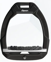 Flex-On Safe-On Sicherheitssteigbügel Ultra Grip Schwarz Grau Schwarz für Reiter – Bild 1 von 1