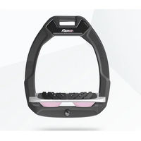 Produktbild von Flex-On Safe-On Sicherheitssteigbügel Winkel Ultra Grip Anthrazit Grau Hellrosa