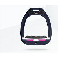 Produktbild von Flex-On Safe-On Sicherheitssteigbügel winklig mit Grip in Marine Weiß Rosa