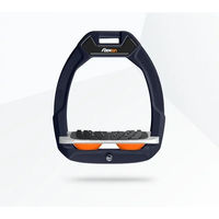 Produktbild von Flex-On Safe-On Sicherheitstritte für Reiter mit Ultra Grip in Grün Grau Orange