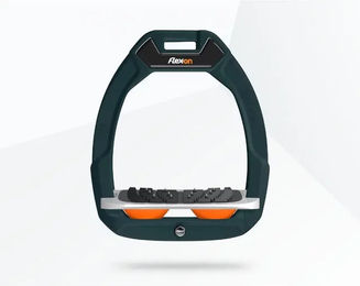 Flex-On Safe-On Sicherheitstritte für Reiter mit Ultra Grip in Grün Grau Orange – Bild 1 von 1