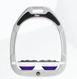 Flex-on Sattelüberzüge Ultra Grip Green Composite Weiß-Violett – Bild 1 von 1