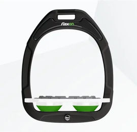 Flex-On Schaftbeschläge flach Grip Green Composite Schwarz Weiß Grün – Bild 1 von 1