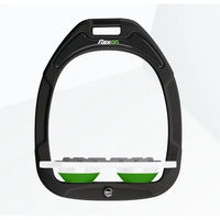Produktbild von Flex-On Schaftbeschläge flach Grip Green Composite Schwarz Weiß Grün