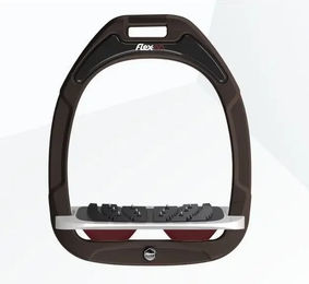Flex-on Schräg-Greif-Eisen Ultra Grip Green Composite in Braun Grau Bordeaux – Bild 1 von 1