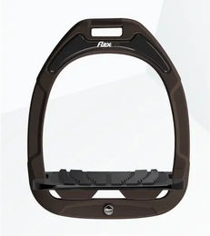 Flex-On Schräg-Sicherheitssteigbügel Green Composite Braun Schwarz – Bild 1 von 1