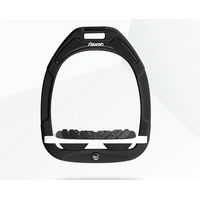 Produktbild von Flex-On Schräg-Sicherheitssteigbügel Ultra Grip in Grün Weiß Schwarz aus Composite für Pferde