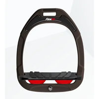 Produktbild von Flex-On Schräg Steigbügel Griff Green Composite Braun Schwarz Rot