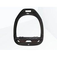 Produktbild von Flex-On Schräg Steigbügel Grip Green Composite für Pferde in Grün Schwarz Braun