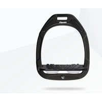 Produktbild von Flex-on Schräg-Steigbügel Ultra Grip Green Composite Blau Schwarz Blau
