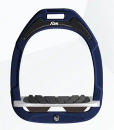 Flex-On Schräggekuppelte Steigbügel Green Composite in Marine Grau Braun – Bild 1 von 1
