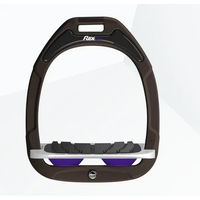 Produktbild von Flex-On Schräggriff Steigbügel Green Composite Braun Grau Violett